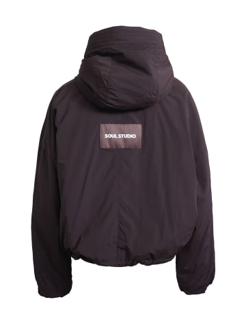 Smith&Soul Kaputzenjacke aus Nylon in Dark Choc