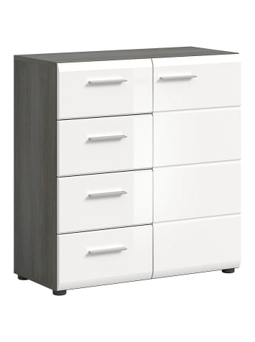 ebuy24 Sideboard Salsa Weiß 80 x 37 cm