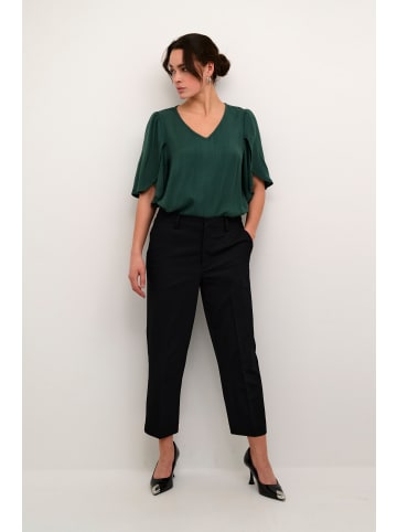 Kaffe Kurzarm-Bluse KAmina Loose fit in Garden Topiary