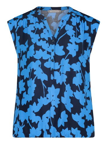 BETTY & CO Blusentop mit Print in Dunkelblau/Blau