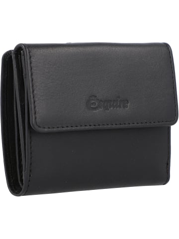 Esquire Peru Geldbörse RFID Leder 10 cm in schwarz