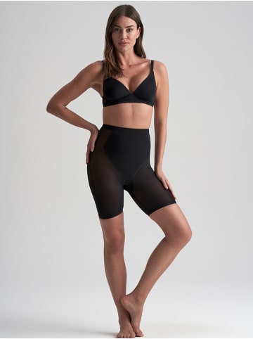 Bye Bra Shapinghose Powermesh High Waist Short in Black
