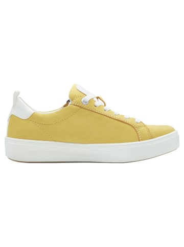 Tamaris WIDE FIT Sneaker in YELLOW NUBUC