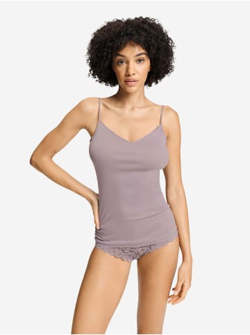 Hanro Spaghettitop Cotton Seamless in stormy rose