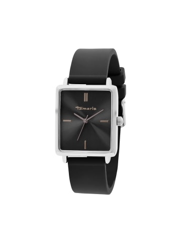 Tamaris Armbanduhr The Silicon Square in schwarz