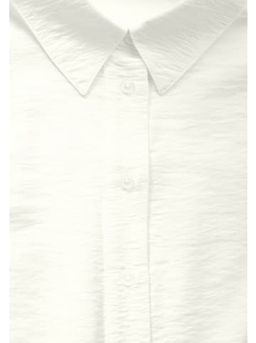 Cecil Bluse in Unifarbe in Weiß