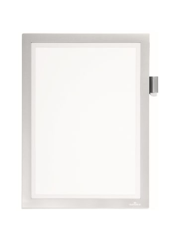Durable Magnetschildrahmen Duraframe Note A4 selbstklebend silber