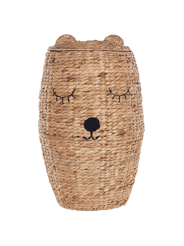 Beliani Korb SAMBUR in Naturfarben/Beige - (W) 40 x (H) 69 x (L) 40 cm