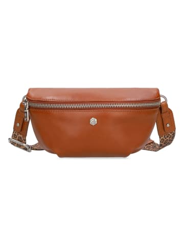 Jekyll & Hide Gürteltasche Leder 20 cm in tan