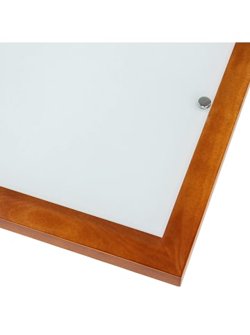 Licht-Erlebnisse Deckenlampe (B)35 x (L)35 x (H)6.5 cm in Holz rustikalHolz rustikal