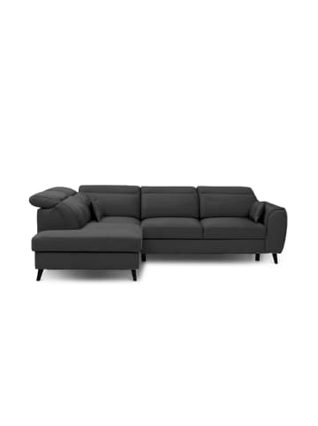 MF Design Nobel Recamiere Links in Anthrazit -  (L) 265 x (B) 265 x (H) 100 cm
