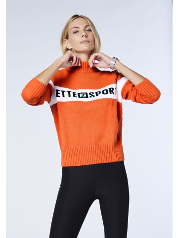 Jette Sport Strickpullover in Orange