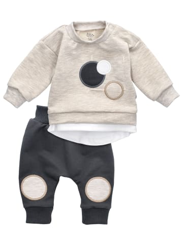 Baby Sweets 2tlg Set Shirt + Hose Lieblingsstücke in beige grau