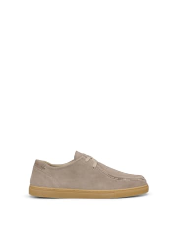 Marc O'Polo Slipper Model Karo im Wallabee-Stil in Light Taupe