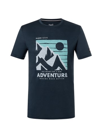 Supernatural MMOUNTAIN ADVENTURE TEE in Blau
