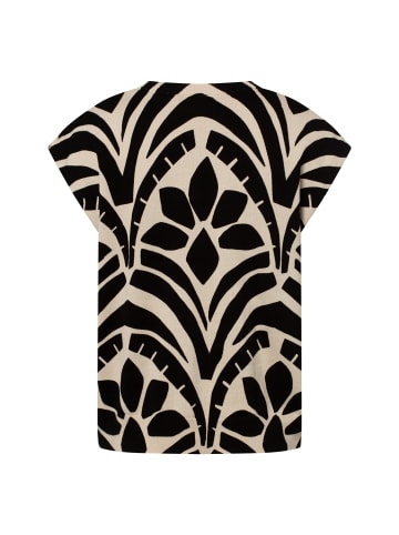 comma Shirt in schwarz beige - 0001