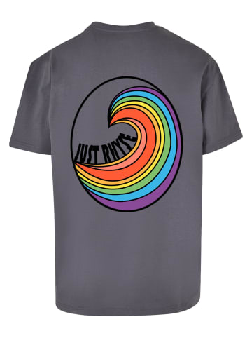 Just Rhyse Just Rhyse JRTS719M RainbowWave T-Shirt in darkgrey