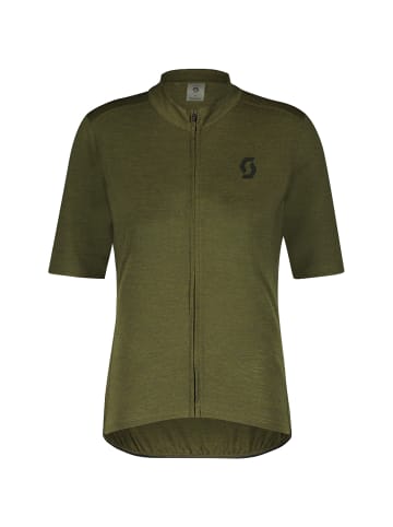 SCOTT M GRAVELMERINO S/SL SHIRT in Schwarz