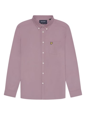 Lyle & Scott Langarmhemd in Graulila
