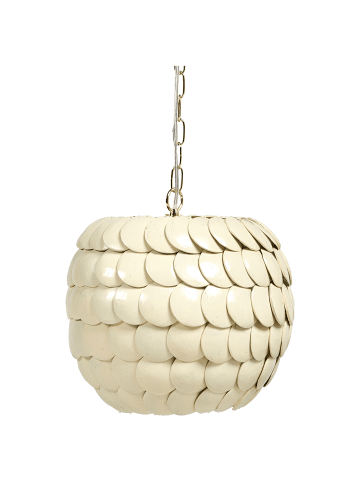 Beliani Pendelleuchten MASKELIYA in Beige/Gold - (W) 26 x (H) 102 x (L) 26 cm