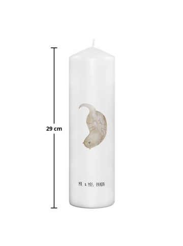 Mr. & Mrs. Panda Kerze Otter Kopfüber ohne Spruch in Weiß