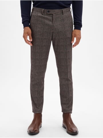 Finshley & Harding London Baukasten-Hose Hoxdon in braun marine - 0001