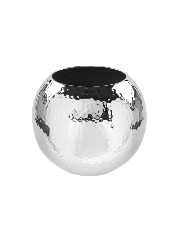Fink Vase "Moon" in Silber - H. 16 cm - D. 20 cm