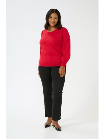 KAFFE curve Strickpullover KCloni Regular fit in Haute Red