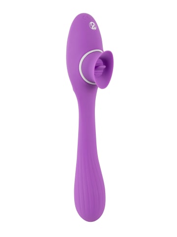 You2Toys Vibrator mit Klitorisreizer 2 Function Bendable Vibe in lila