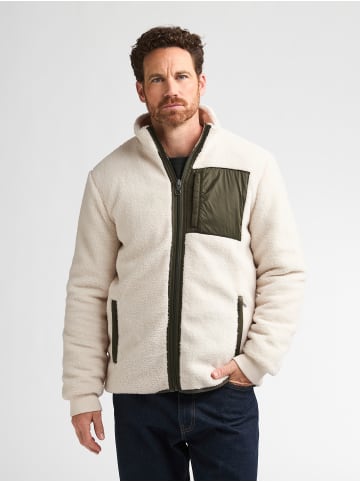 Petrol Industries Sherpa-Fleecejacke ironwood in Weiß