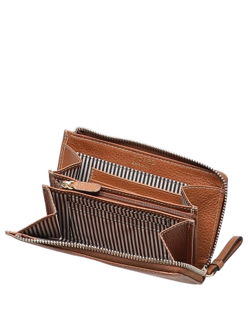 PICARD Calico 1 - Geldbörse 10cc 16 cm (schwarz) in cognac