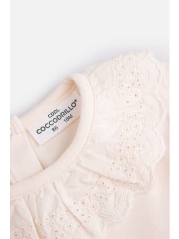 Coccodrillo Bluse mit langen Ärmeln in ecru
