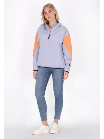 Schmuddelwedda Damen Blouson in Grauviolett Colorblock