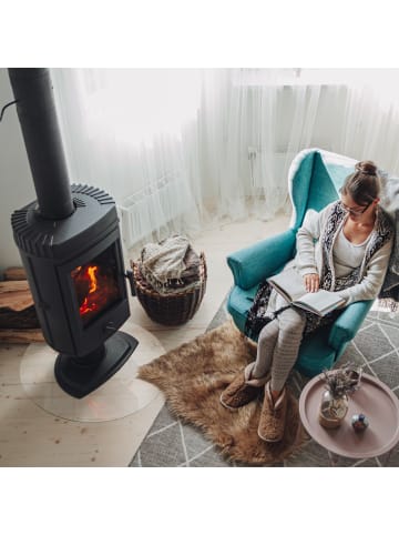 relaxdays Glasplatte in Transparent - 90 cm