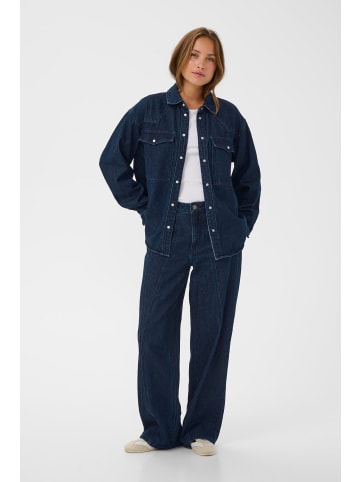 Kaffe Jeanshemd KAeloise Loose fit in Dark Blue Denim
