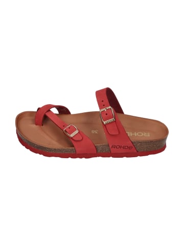 ROHDE Pantoletten ALBA 5643 in rot