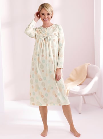 WITT WEIDEN Nachthemd in champagner-sand-bedruckt