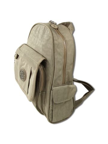Bag Street Cityrucksack, Freizeitrucksack Nylon stone, grau ca. 26cm breit ca. 30cm hoch