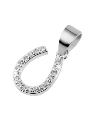 Adeliás Damen Anhänger aus 925 Silber mit Zirkonia in silber