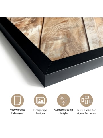 MuchoWow Poster mit Leiste Esel