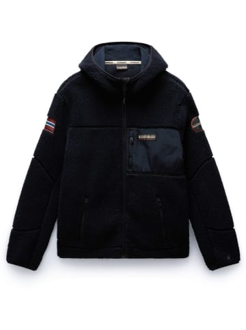Napapijri Hoodie "Yupik Fzh 3" in Schwarz