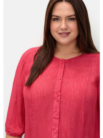 sheego Kurzarmbluse in sorbet pink