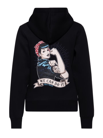 Queen Kerosin Queen Kerosin Hoodie We Can Do it in schwarz