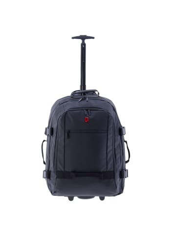 Gladiator 3900 2 Rollen Rucksacktrolley 55 cm Laptopfach in black
