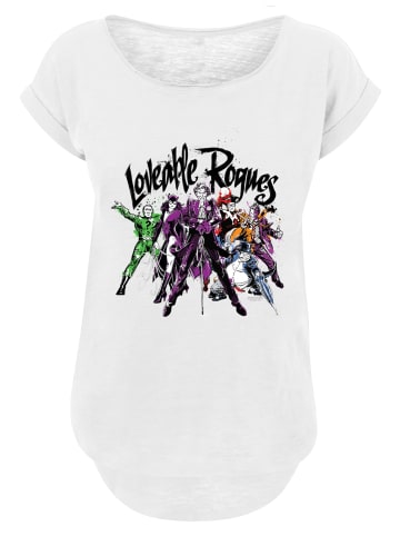 F4NT4STIC Long Cut T-Shirt DC Comics Batman Loveable Rogues in weiß