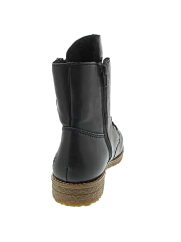 rieker Schnürstiefel Schwarz
