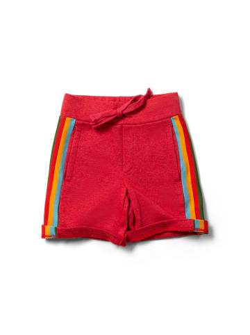 Little Green Radicals Comfy Jogger Shorts in Red