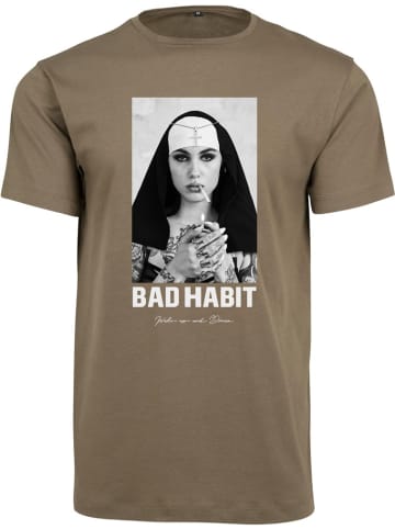 Mister Tee T-Shirt "Bad Habit Tee" in Grün