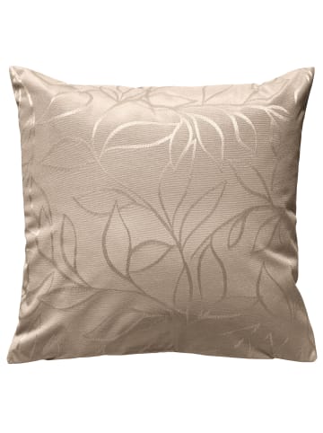 Erwin Müller Jacquard, Baumwollmischung Outdoor-Kissenhülle Terrassa in cappuccino