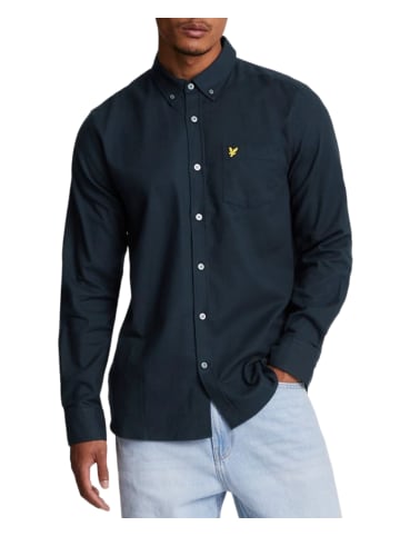 Lyle & Scott Langarmhemd in Dunkelblau